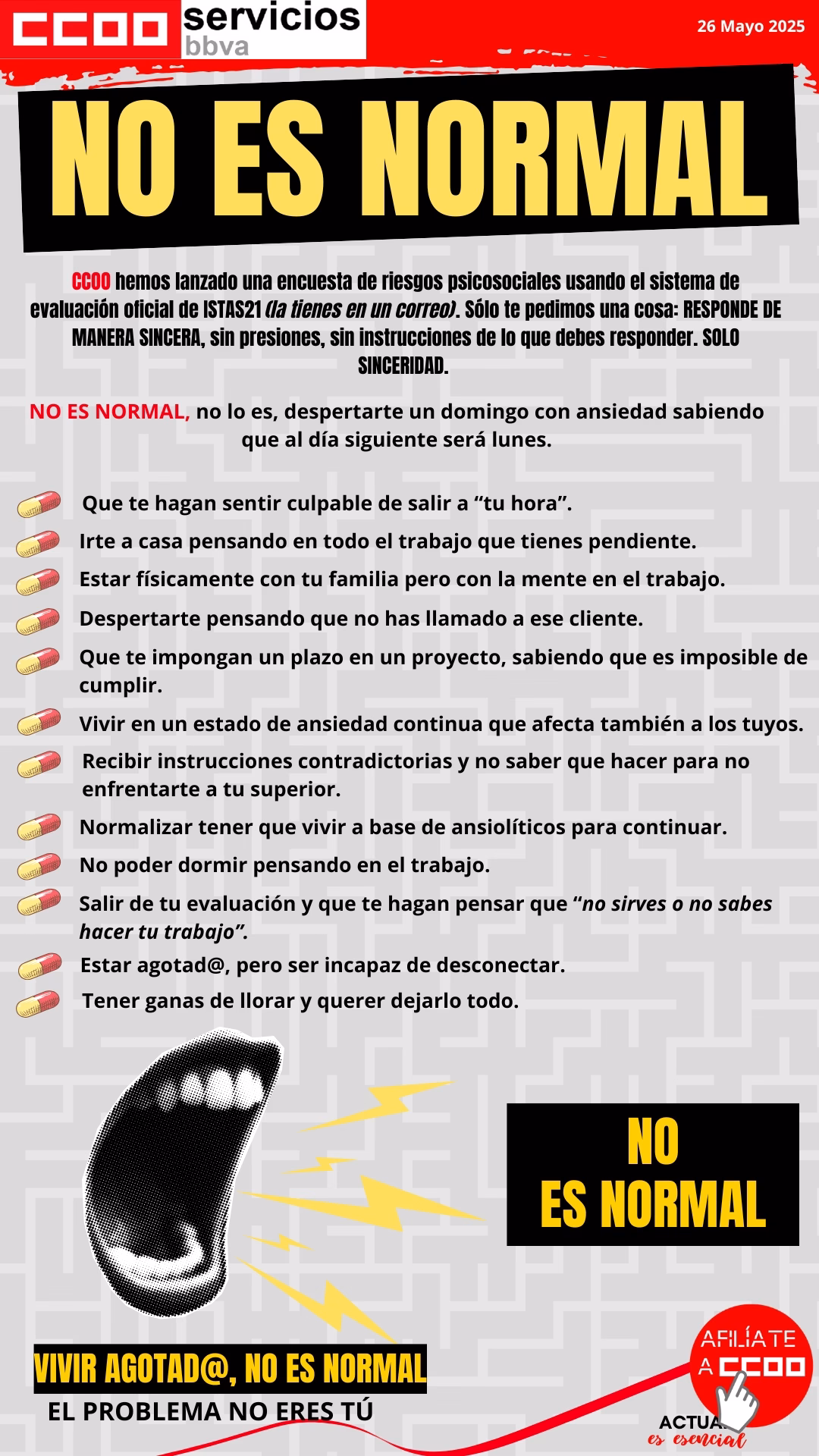 NO ES NORMAL
