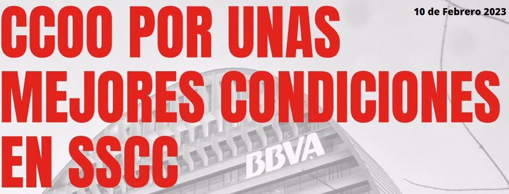 CCOO, por unas mejores condiciones en SSCC
